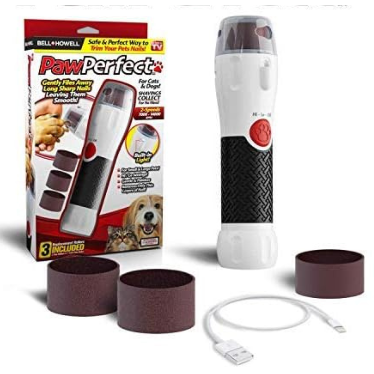 Limador 360° para uñas de Mascotas